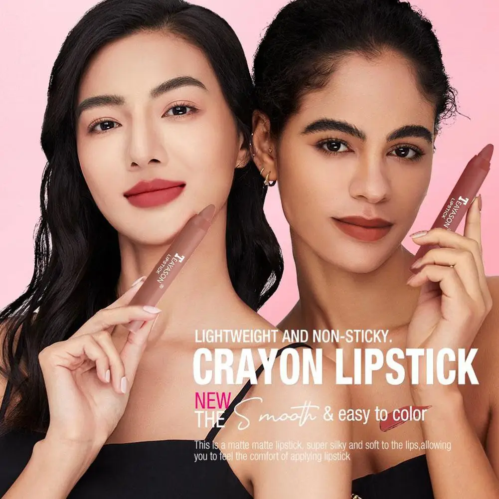 Matte Velvet Lipstick Pen / Delicate Smooth Waterproof Non-stick / Cup Lasting Nude Lip Tint Long Pencil Lip Gloss Q3O0
Matte Velvet Lipstick Pen / Delicate Smooth Waterproof Non-stick / Cup Lasting Nude Lip Tint Long Pencil Lip Gloss Q3O0