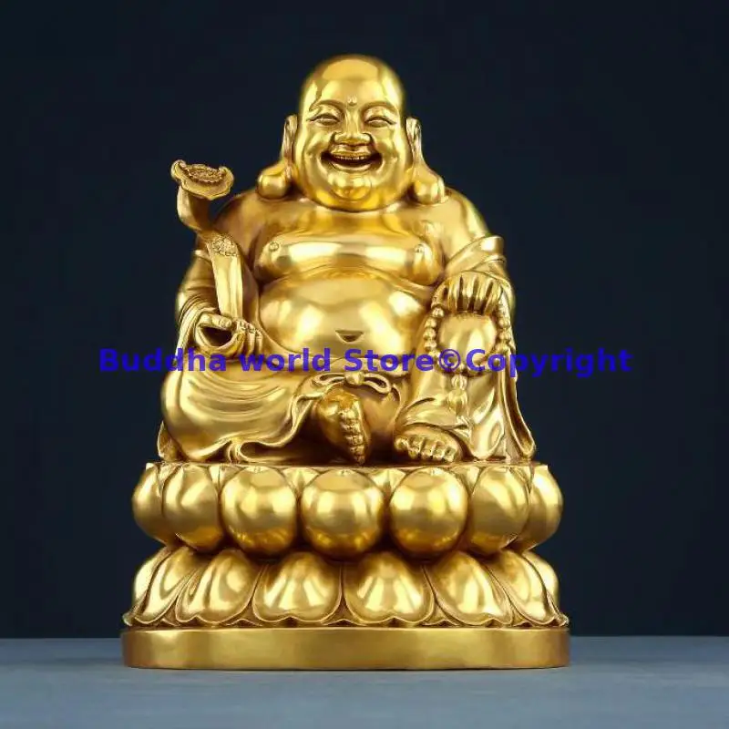 

Коллекция 2024 года, магазин компании, латунный Смеющийся Будда, статуя бога богатства Майтрея, приносит богатство, деловая карьера, процветающий талисман фэн-шуй