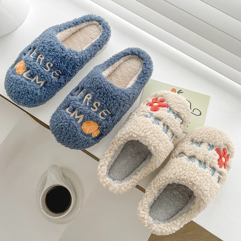 Soft Striped Indoor Mute Lazy Plush Slippers Women House Shoes Non-Slip Slippers Warm Plush Unisex Floor Slipper Comfortable
Soft Striped Indoor Mute Lazy Plush Slippers Women House Shoes Non-Slip Slippers Warm Plush Unisex Floor Slipper Comfortable