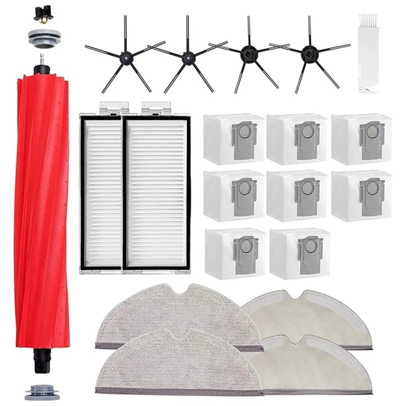Main Side Brushes Hepa Filters Mop Pads For Xiaomi Roborock Q7 Q7+ Q7 MAX+ S7 Maxv Ultra Robot Vacuum Cleaner
Main Side Brushes Hepa Filters Mop Pads For Xiaomi Roborock Q7 Q7+ Q7 MAX+ S7 Maxv Ultra Robot Vacuum Cleaner