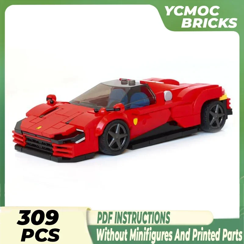 

City Supercar Model Moc Building Bricks Speed Champion SP3 Technology Modular Blocks Gifts Christmas Toys DIY Sets Assembly