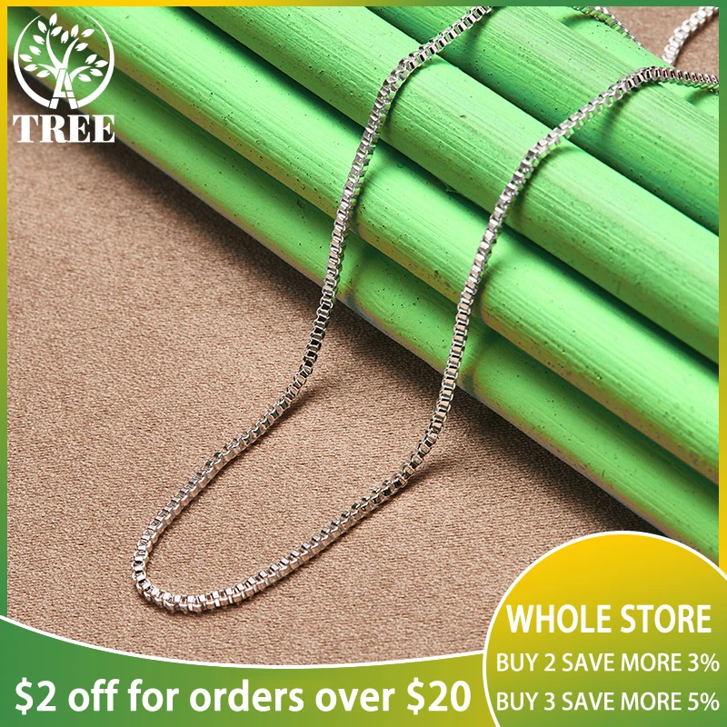 925 Sterling Silver 20 Inch Chain Gorgeous Nice Trendy Box Necklaces For Woman Men Party Birthday Gift Wedding Charm Jewelry
925 Sterling Silver 20 Inch Chain Gorgeous Nice Trendy Box Necklaces For Woman Men Party Birthday Gift Wedding Charm Jewelry