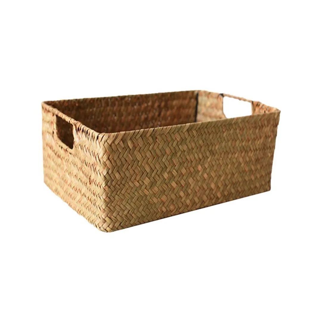 Hand-woven Rattan Basket With Handle Fruit Tea Snack Bread Basket Cosmetic Rectangular Storage Box Household Kitchen Supplies
Hand-woven Rattan Basket With Handle Fruit Tea Snack Bread Basket Cosmetic Rectangular Storage Box Household Kitchen Supplies