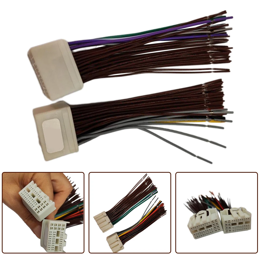 35Pin+38Pin Car Stereo Wire Harness Adapter Connector Plug Into Radio For KIA ABS Auto Acesssories Tools
35Pin+38Pin Car Stereo Wire Harness Adapter Connector Plug Into Radio For KIA ABS Auto Acesssories Tools