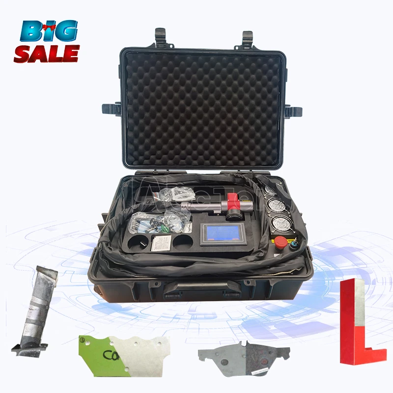 Pulse Handheld Fiber Laser Cleaning Machine 100 Watt 200 Watt Pulse Cleaning Laser Cleaner For Metal Red Rust Metal Oil
Pulse Handheld Fiber Laser Cleaning Machine 100 Watt 200 Watt Pulse Cleaning Laser Cleaner For Metal Red Rust Metal Oil