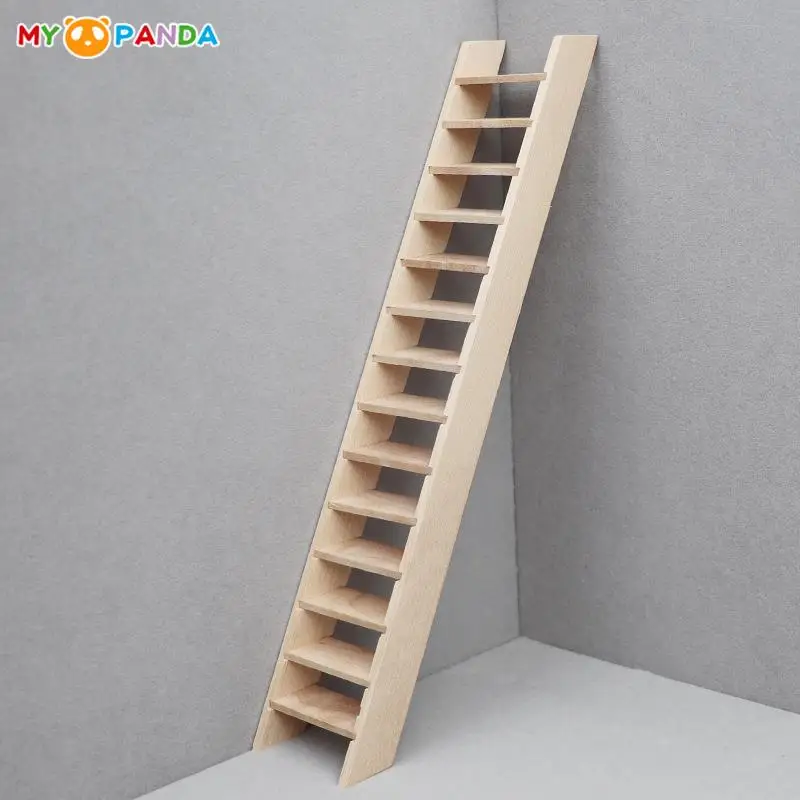 1/12 Dollhouse Mininature Staircase Ladder Dolls House Wooden Stair Model Mini Furniture Accessories For Kids Pretend Play Toys 
1/12 Dollhouse Mininature Staircase Ladder Dolls House Wooden Stair Model Mini Furniture Accessories For Kids Pretend Play Toys