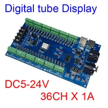 DC5V-24V 36 Channel 12Groups RGB Easy 36CH DMX512 XRL 3P Led Controller Decoder Dimmer Drive for Strip Lights
DC5V-24V 36 Channel 12Groups RGB Easy 36CH DMX512 XRL 3P Led Controller Decoder Dimmer Drive for Strip Lights