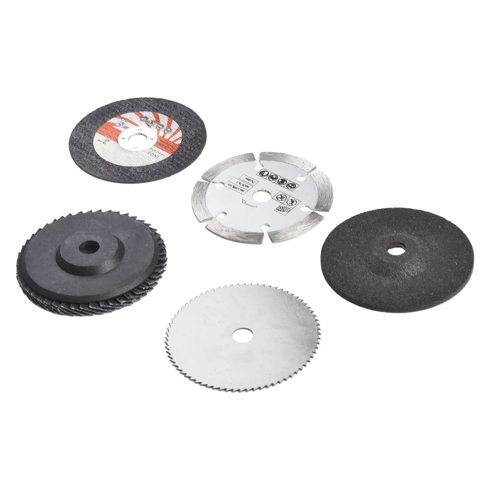 

5pcs 75mm Angle Grinder Grinding Wheel Circular Resin Cutting Disc Circular HSS Saw Blade Flat Flap Discs Polishing Ceramic Tile