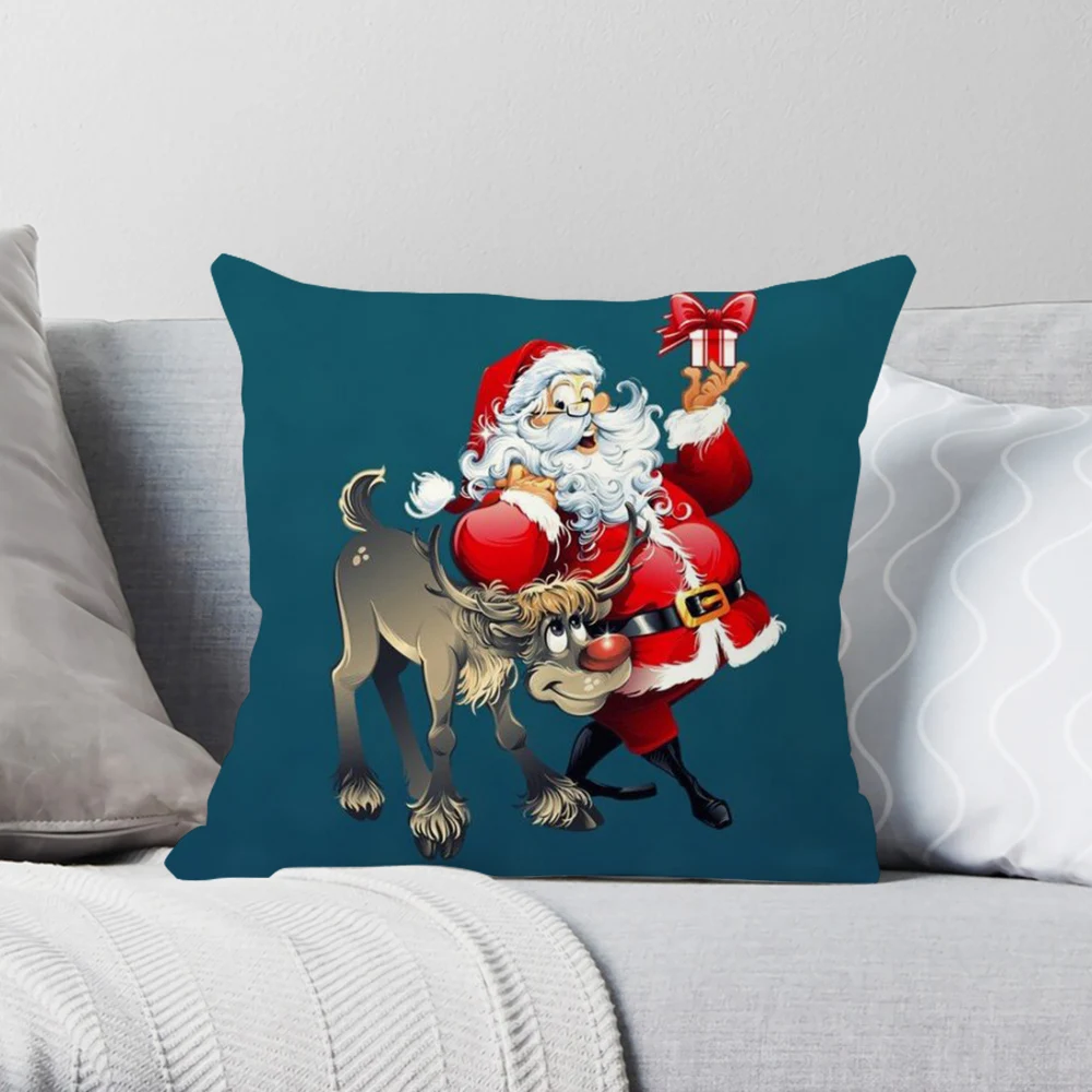 CLOOCL Pillowcase Reindeer Funny Santa Presents Print Pillow Case for Home Car Sofa Bedroom Chair Christmas Pillow Case
CLOOCL Pillowcase Reindeer Funny Santa Presents Print Pillow Case for Home Car Sofa Bedroom Chair Christmas Pillow Case