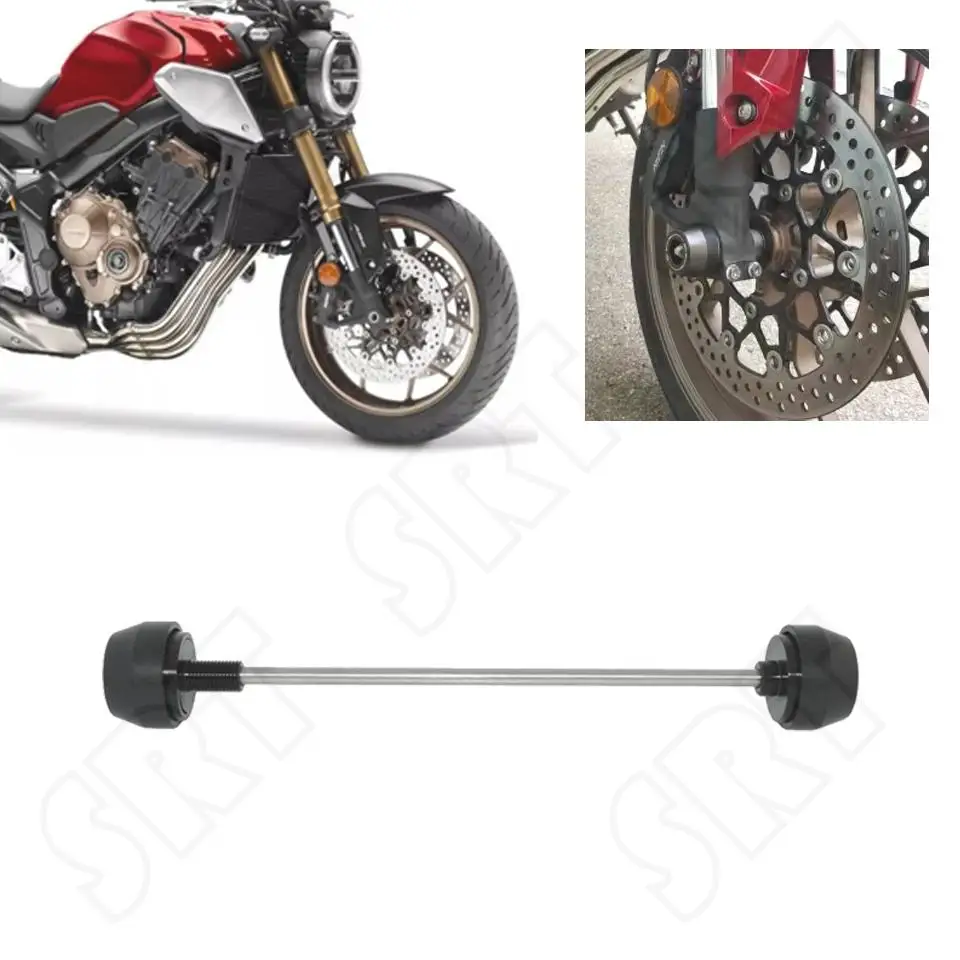 

Fits for Honda CB650R CBR650R CBR 650R ABS 2020 2021 2022 2023 Motorcycle Front Wheel Fork Axle Slider Cap Crash Protector Pad