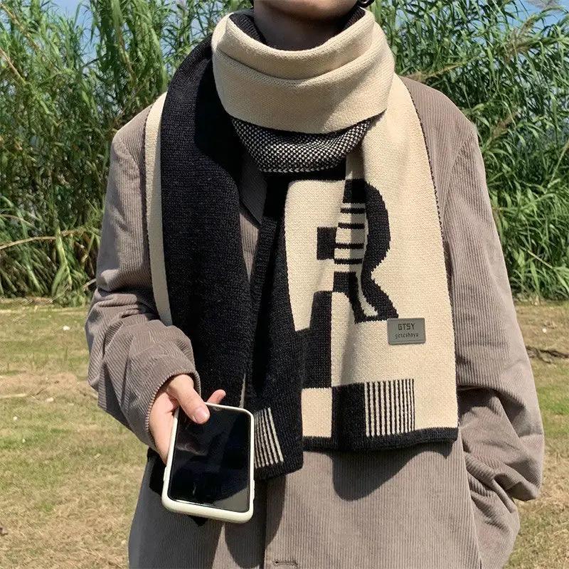 Scarves for men, fashionable winter brands for boys, gift scarves for boyfriend, high-end warm men's winter styles scarves chal
Scarves for men, fashionable winter brands for boys, gift scarves for boyfriend, high-end warm men's winter styles scarves chal