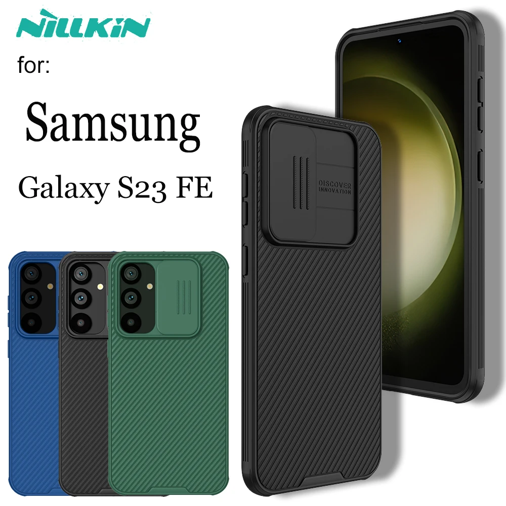 

Чехол Nillkin для Samsung Galaxy S23 FE, защита объектива камеры, защита конфиденциальности, жесткий ударопрочный чехол из поликарбоната для Samsung S23FE