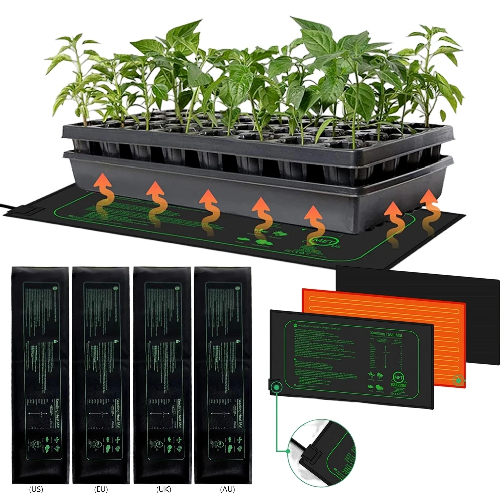 Waterproof Seedling Heating Mat 7W Plant Seed Germination Propagation Warm Hydroponic Heating Pad Garden Supplies 110V/220V
Waterproof Seedling Heating Mat 7W Plant Seed Germination Propagation Warm Hydroponic Heating Pad Garden Supplies 110V/220V