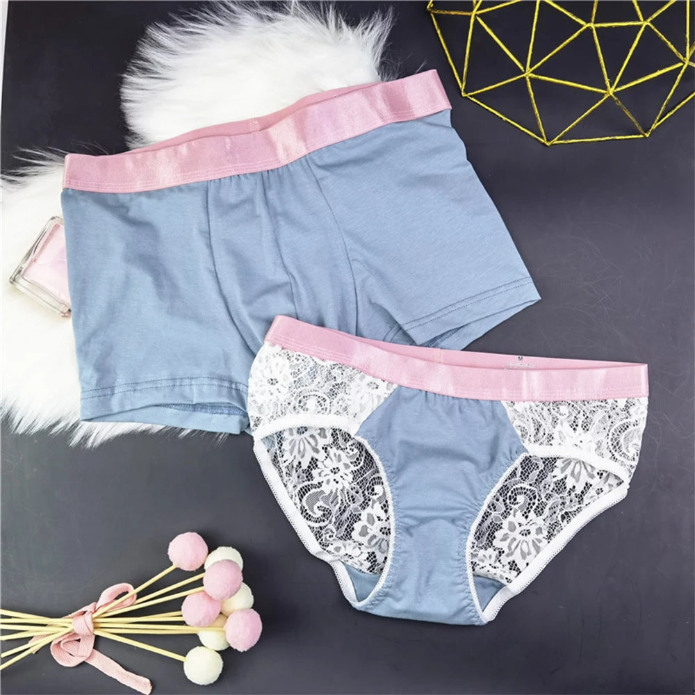 2022 Couple Lace Underwear Women Briefs Men Shorts Cotton Panties Sexy High Quality See-Through Male Convex Pouch Boxer Shorts
2022 Couple Lace Underwear Women Briefs Men Shorts Cotton Panties Sexy High Quality See-Through Male Convex Pouch Boxer Shorts