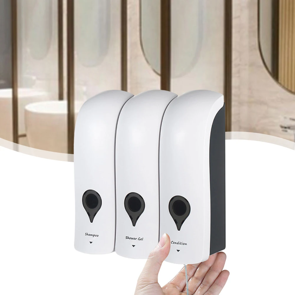 Household Bathroom Soap Dispenser Push-type Punch-free Shampoo And Shower Gel Bottle Wall-mounted Box
Household Bathroom Soap Dispenser Push-type Punch-free Shampoo And Shower Gel Bottle Wall-mounted Box