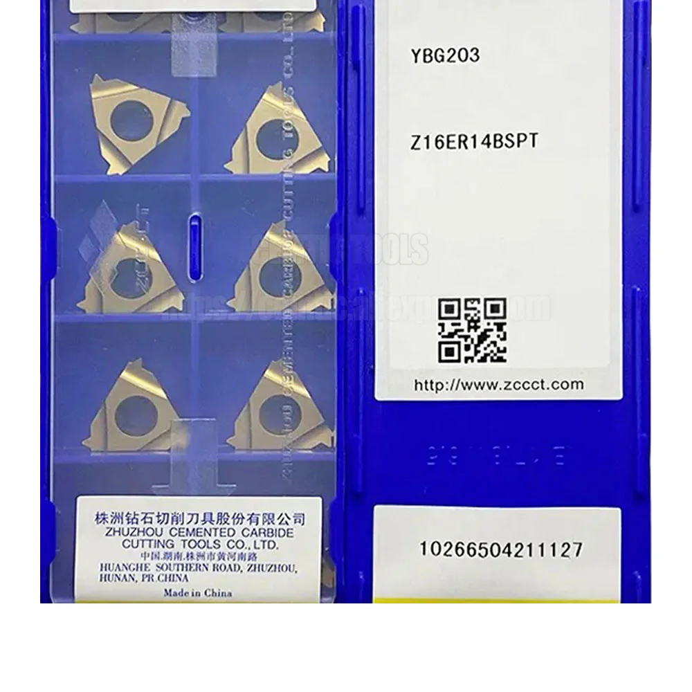 10pcs/lot Z16ER14BSPT YBG205 YBG203 Original ZCC Carbide Insert Lathe Tools CnC Threading Inserts
10pcs/lot Z16ER14BSPT YBG205 YBG203 Original ZCC Carbide Insert Lathe Tools CnC Threading Inserts