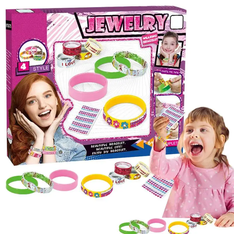 

DIY Jewelry Kit Comprehensive Jewelry Kit DIY Bracelet Kit Create Unique Friendship Bracelets Arts & Crafts Toy For Creative Pla