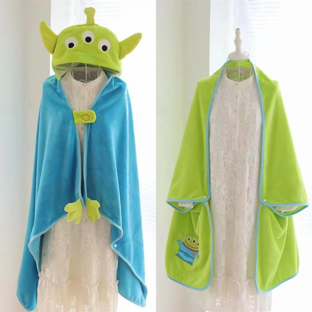 DISNEY Toy Story Alien Cosplay Costume A/C Nap Blanket Kids Hooded Bath Towel Cape Cloak Props
DISNEY Toy Story Alien Cosplay Costume A/C Nap Blanket Kids Hooded Bath Towel Cape Cloak Props