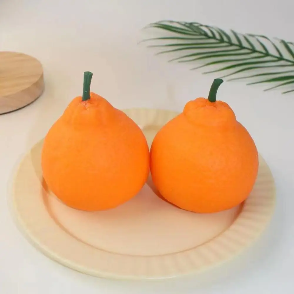

Tangerine Shape Slow Rising Squeeze Toy Cartoon Slow Rising Stress Relief Toy Rebound Ball Fruit Slow Rebound Toy