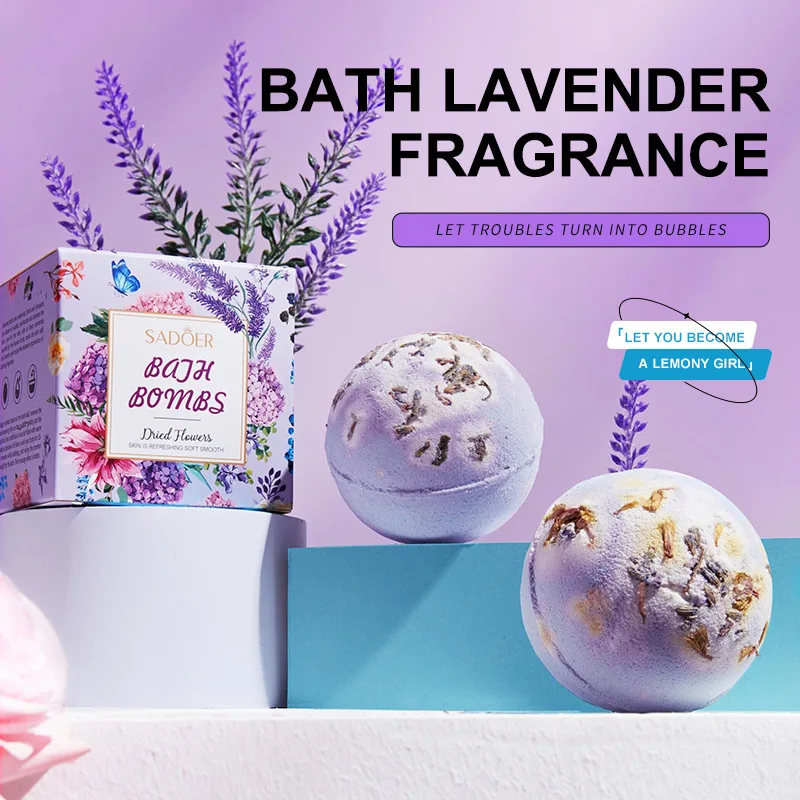 Exploding Bath Salt Balls Lavender Scented Bath Balls Mild Skin Friendly Bath balls Cleanse The Body Exfoliate Delicate Bath
Exploding Bath Salt Balls Lavender Scented Bath Balls Mild Skin Friendly Bath balls Cleanse The Body Exfoliate Delicate Bath