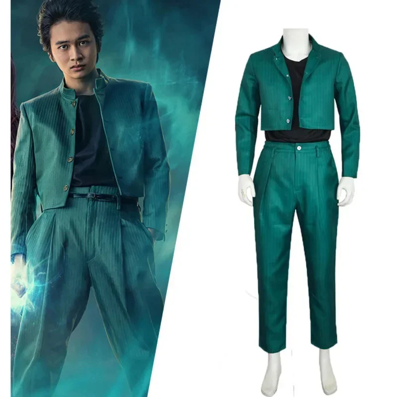 

Yu Yu Hakusho 2023 Yusuke Urameshi Cosplay Costume Ghost Fighter Takumi Kitamura School Uniform Party Costume Men Outfits