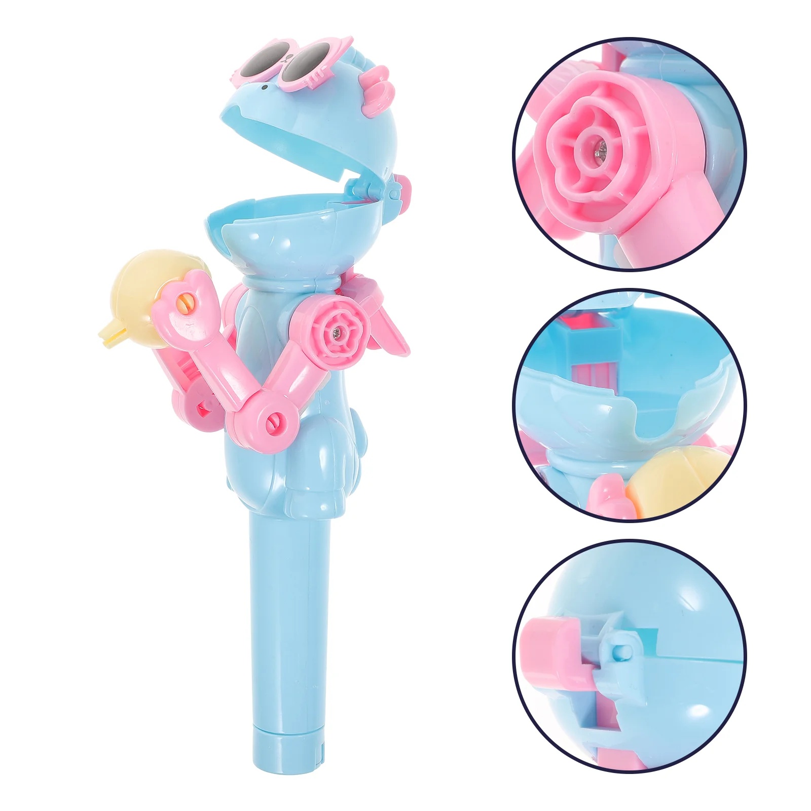 Creative Lollipop Robot Holder Novelty Dinosaur Shape Kids Gift for Children Lollipop Candy Storage
Creative Lollipop Robot Holder Novelty Dinosaur Shape Kids Gift for Children Lollipop Candy Storage