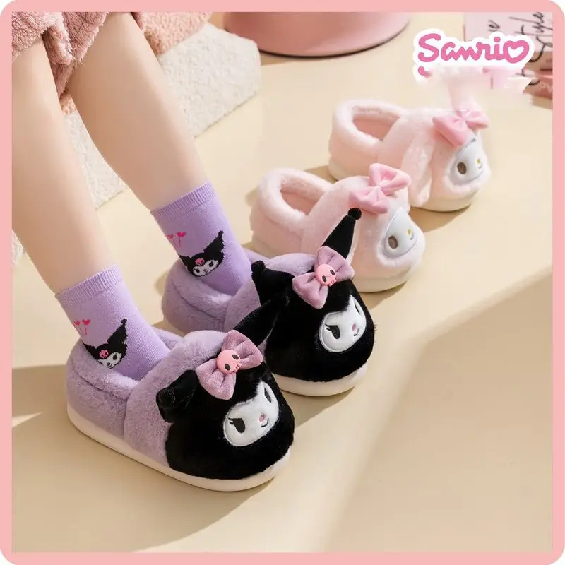 Kawaii Hello Kitty Kuromi Sanrio Anime Winter Children Cotton Slippers Female Cute My Melody Cartoon Home Warm Shoes Toys Girls
Kawaii Hello Kitty Kuromi Sanrio Anime Winter Children Cotton Slippers Female Cute My Melody Cartoon Home Warm Shoes Toys Girls