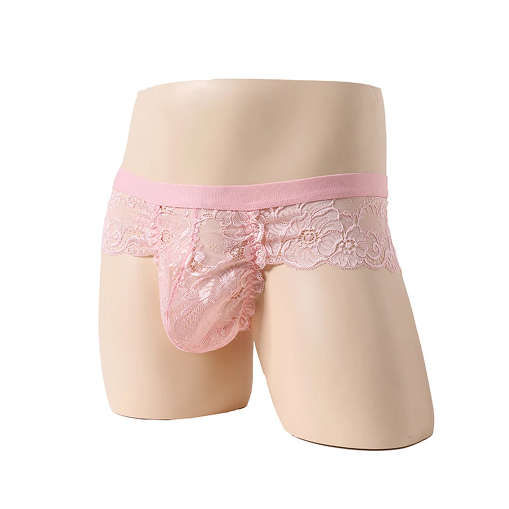 Mens Lace See Through Panties U Convex Pouch Boxer Briefs Floral Sheer Underpants Sissy Erotic Knickers Thin Underwear Hombre
Mens Lace See Through Panties U Convex Pouch Boxer Briefs Floral Sheer Underpants Sissy Erotic Knickers Thin Underwear Hombre