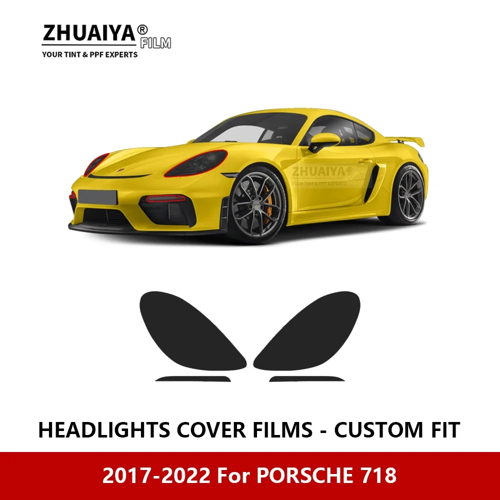 Для PORSCHE 718 2017-2022 Автомобильная внешняя фара с защитой от царапин PPF предварительно вырезанная Защитная пленка для ремонта автомобильные наклейки аксессуары 
Для PORSCHE 718 2017-2022 Автомобильная внешняя фара с защитой от царапин PPF предварительно вырезанная Защитная пленка для ремонта автомобильные наклейки аксессуары