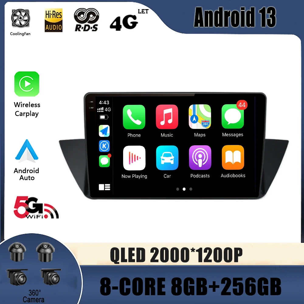 Car Radio Multimedia Video GPS For BMW X1 E84 2009 - 2012 Android 13 Navigation No 2 Din DVD Player autoradio
Car Radio Multimedia Video GPS For BMW X1 E84 2009 - 2012 Android 13 Navigation No 2 Din DVD Player autoradio
