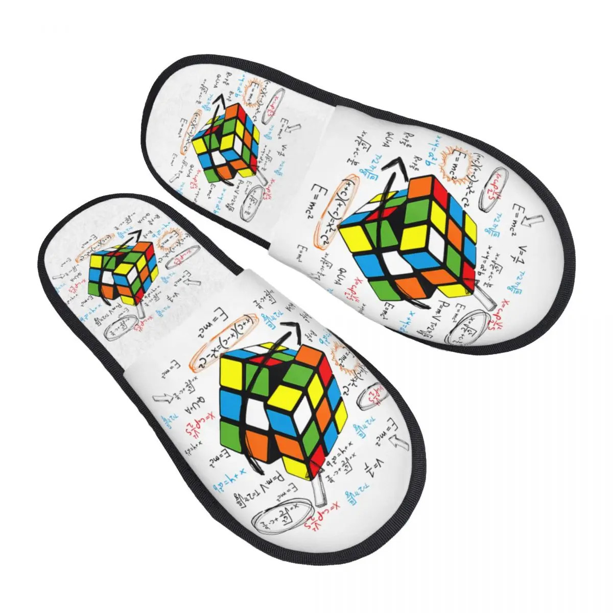 Математические Rubix Rubixs кубические домашние тапочки для женщин, мягкие, с эффектом памяти, без застежки, тапочки для спа
Математические Rubix Rubixs кубические домашние тапочки для женщин, мягкие, с эффектом памяти, без застежки, тапочки для спа
