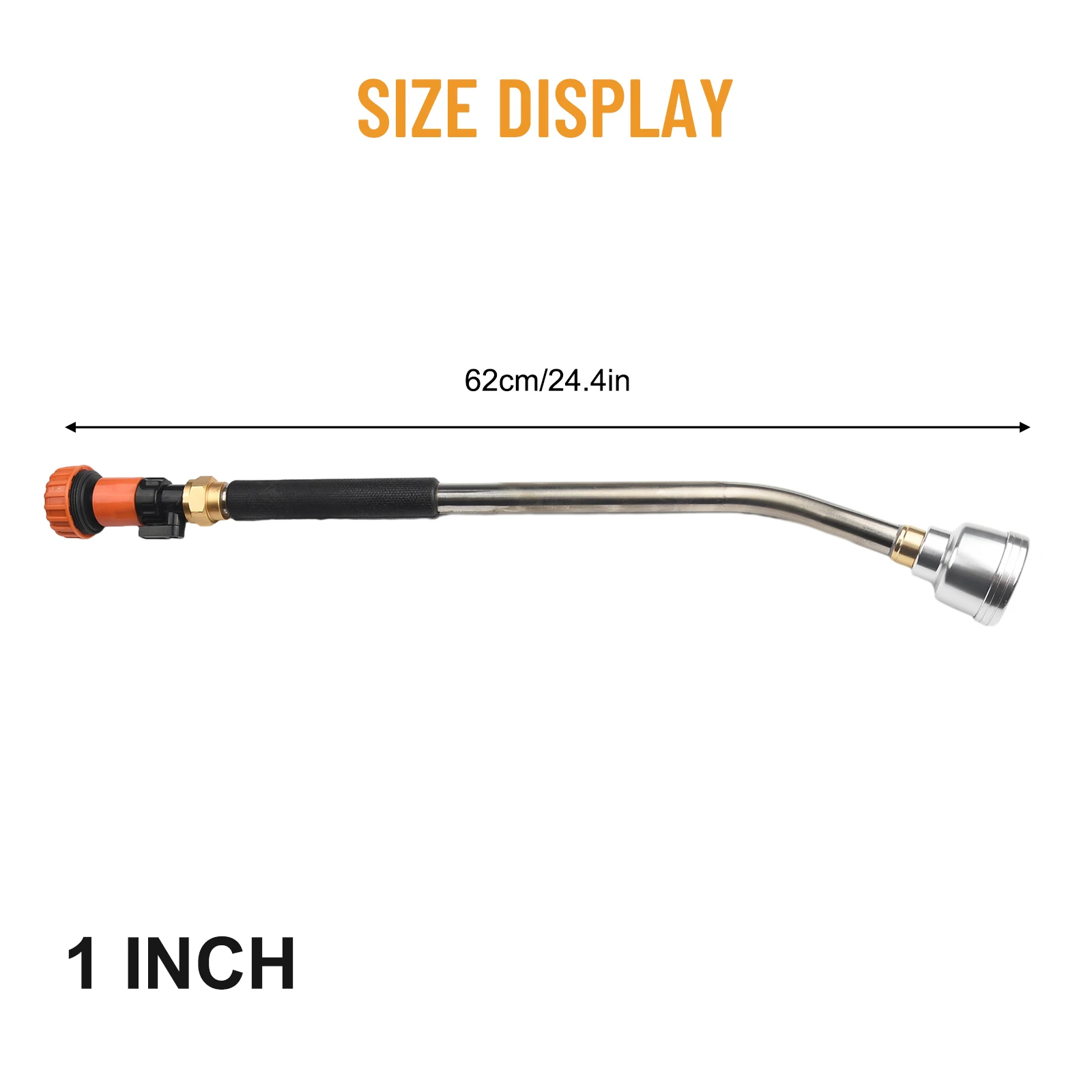 Watering Equipment Watering Wand 1 Pcs 62cm Extension Pole Aluminum High Quality Plastic Stainless Steel 1/2inch
Watering Equipment Watering Wand 1 Pcs 62cm Extension Pole Aluminum High Quality Plastic Stainless Steel 1/2inch