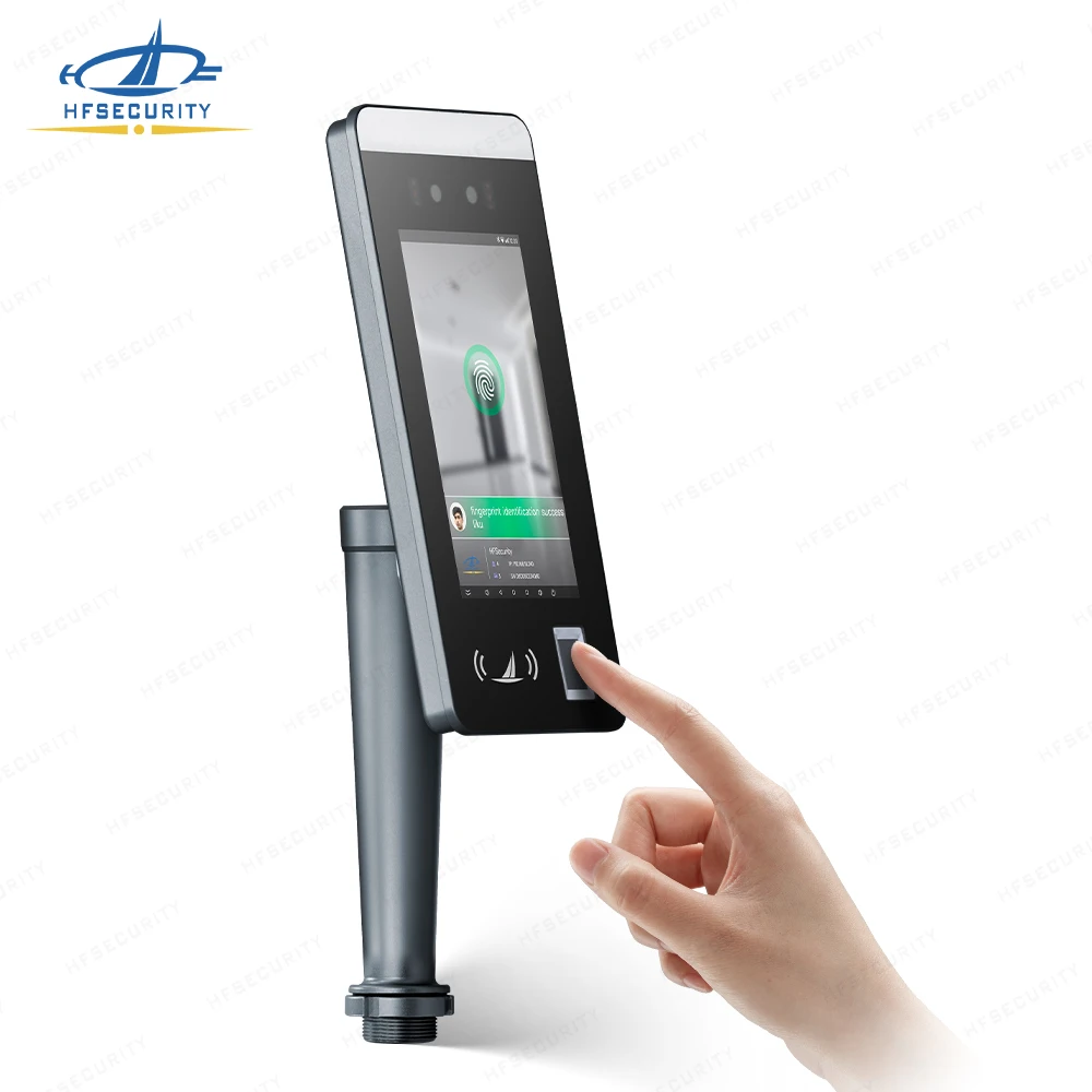 

HFSecurity FR07 Free Software Cloud Time Attendance Android NFC Card Face Recognition Access Control With Turnstile