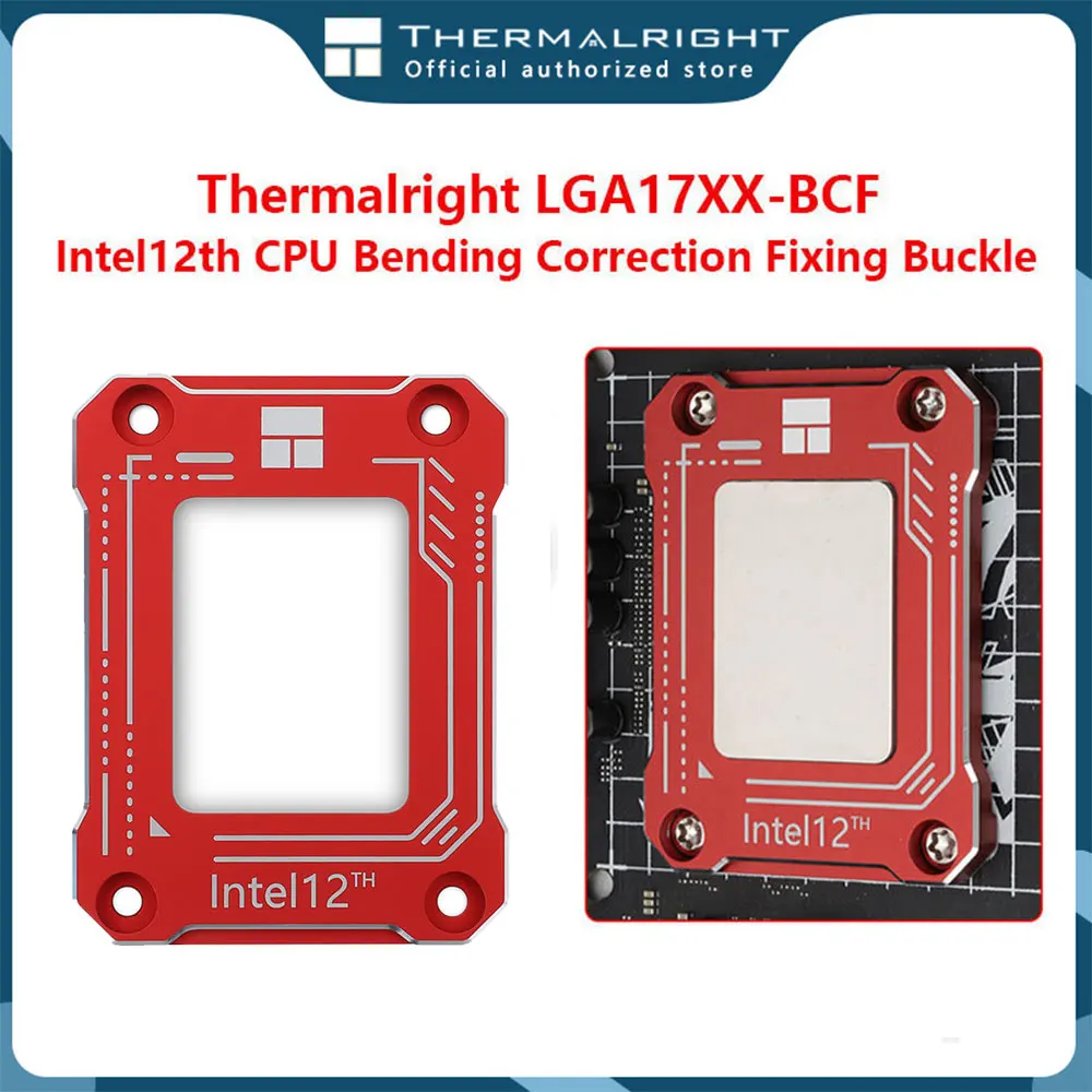 

Thermalright LGA17XX-BCF Intel12 Generation CPU Bending Correction Fixing Buckle LGA1700/1800 Buckle Fix Substitute CNC Aluminum