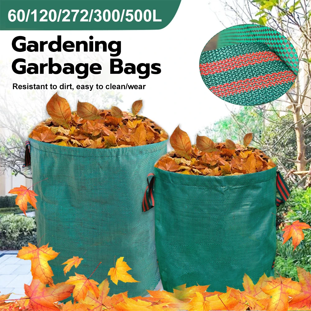 60/120/272/300/500L Garden Bag Large Capacity Reusable Leaf Trash Can Garden Waterproof Storage Bag Waste Collection Container
60/120/272/300/500L Garden Bag Large Capacity Reusable Leaf Trash Can Garden Waterproof Storage Bag Waste Collection Container