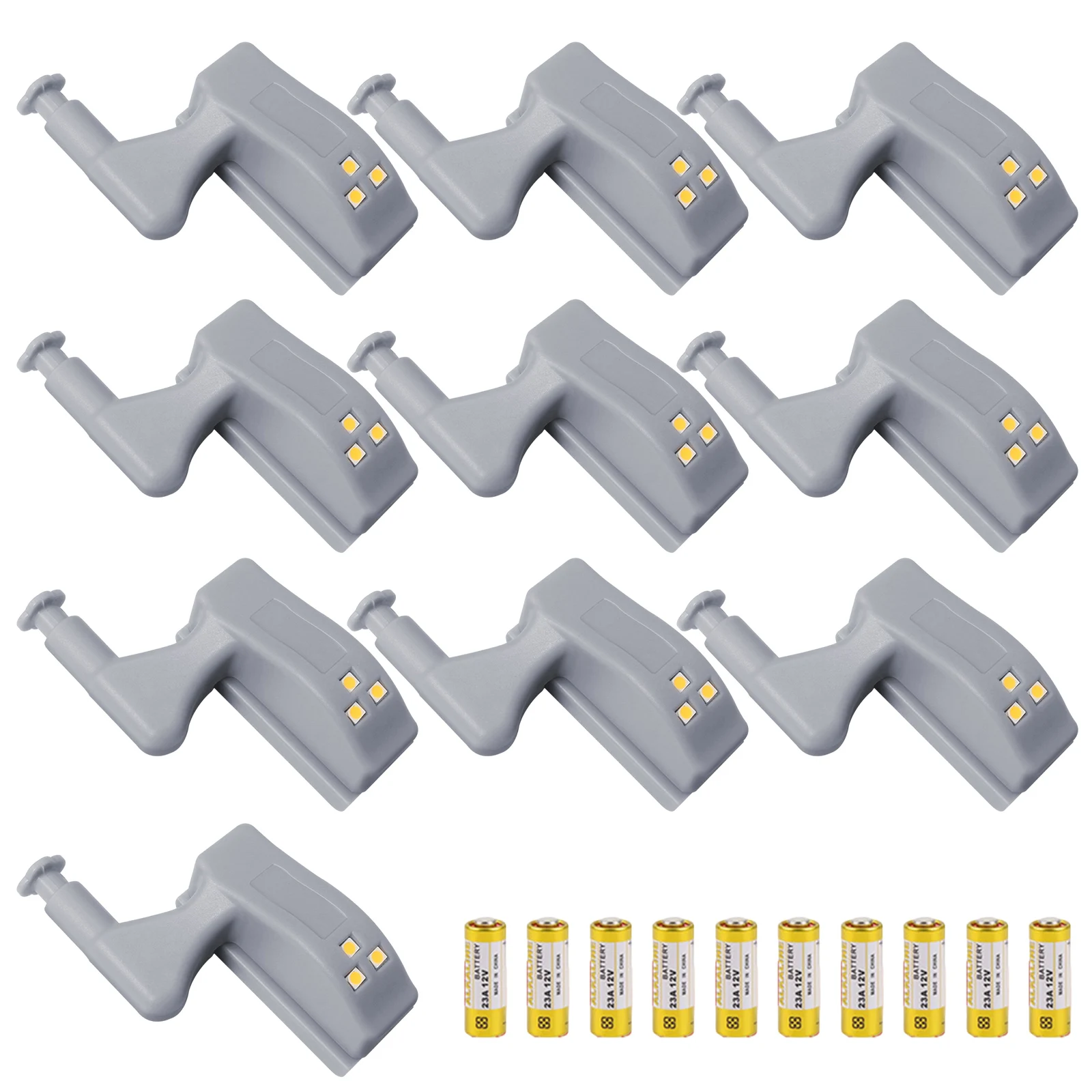 10pcs LED Inner Hinge Lamp Cabinet Induction Lights Wardrobe Cupboard Sensor Lights Battery Powered Bedroom Night Light
10pcs LED Inner Hinge Lamp Cabinet Induction Lights Wardrobe Cupboard Sensor Lights Battery Powered Bedroom Night Light