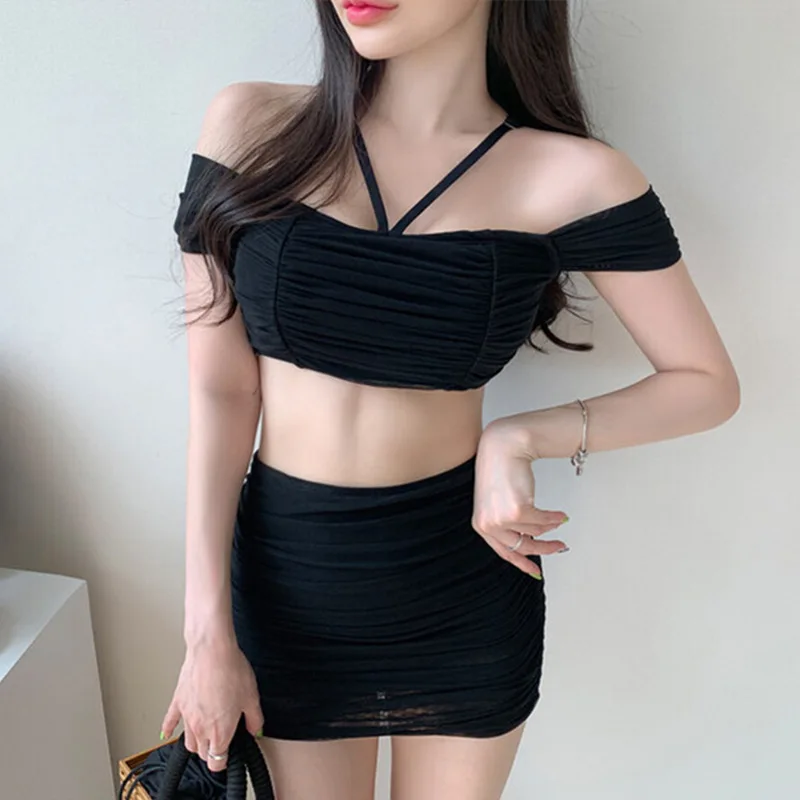 Women's Swimsuit Solid Color Korean Skirt Style Slimming Hot Spring Seaside Holiday Women's Swimwear Push Up Bathing Suit
Women's Swimsuit Solid Color Korean Skirt Style Slimming Hot Spring Seaside Holiday Women's Swimwear Push Up Bathing Suit