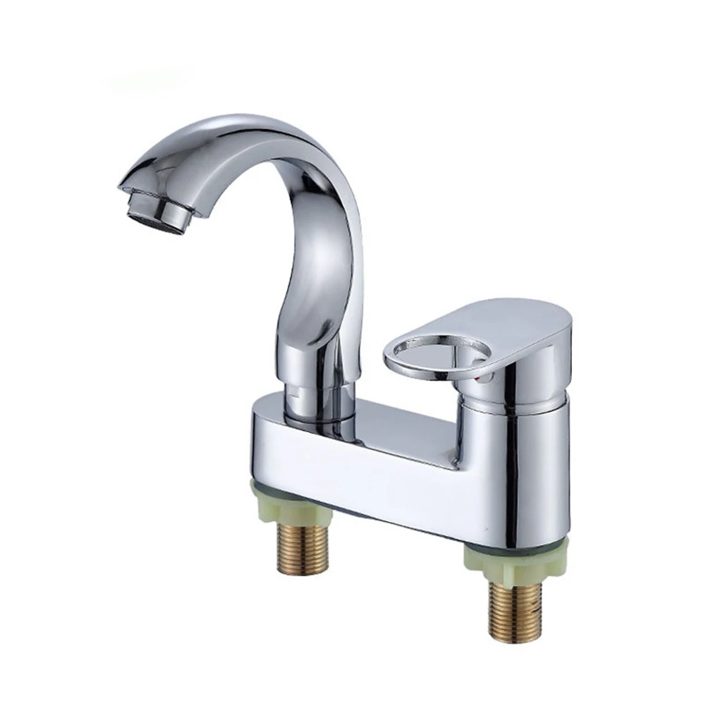 Bathroom Washbasin Faucet 360° Rotating Basin Sink Mixer Tap Double Hole Deck Mounted Cold And Hot Water Faucet Chrome
Bathroom Washbasin Faucet 360° Rotating Basin Sink Mixer Tap Double Hole Deck Mounted Cold And Hot Water Faucet Chrome