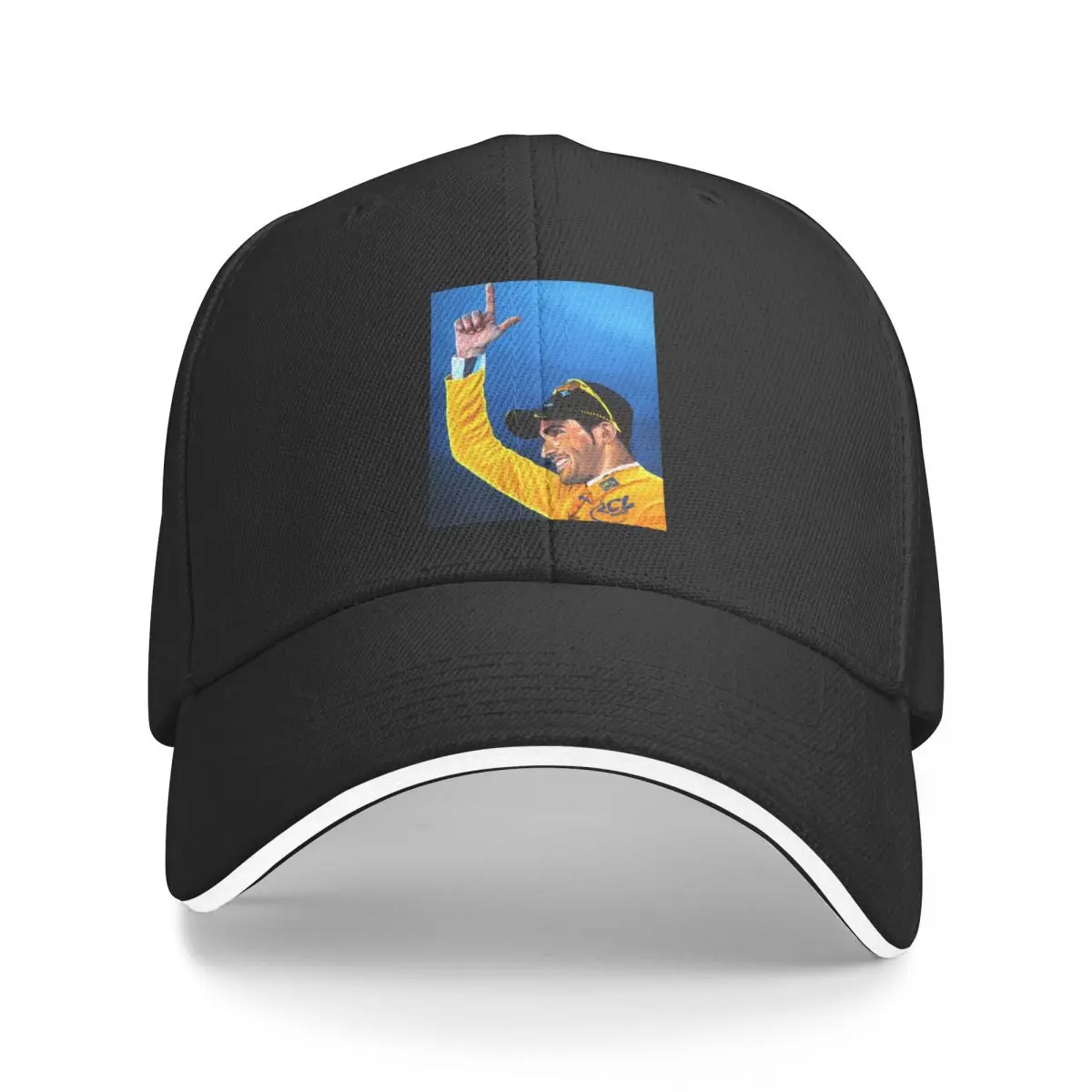 

Alberto Contador painting Baseball Cap Snap Back Hat tea Hat Golf Wear Men Women's