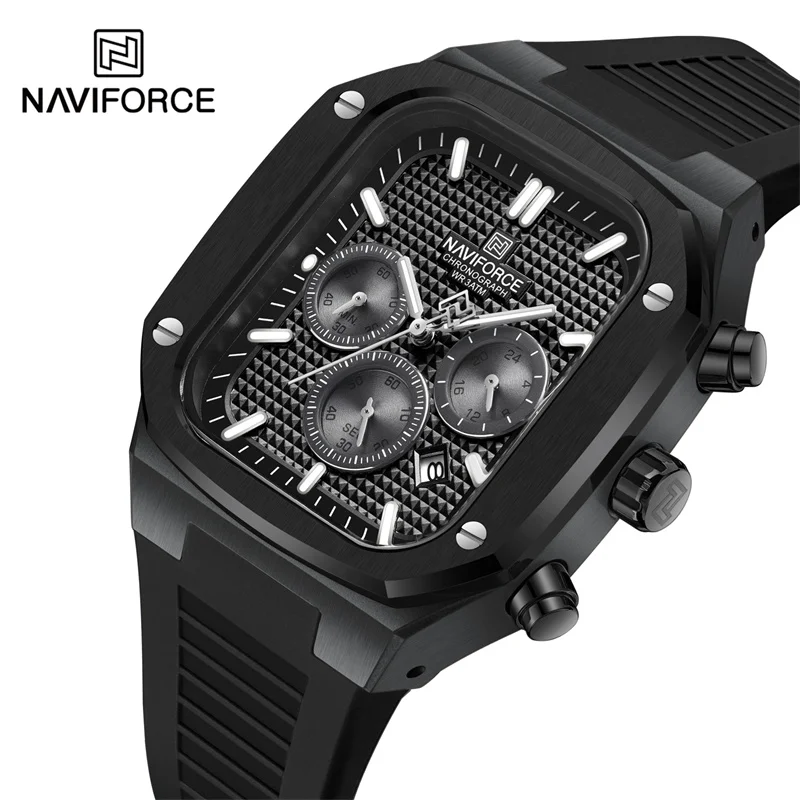 

NAVIFORCE Brand 2023 New Men's Watches Luxury Date Chronograph Quartz Wristwatches Waterproof Luminous Clock Relogio Masculino