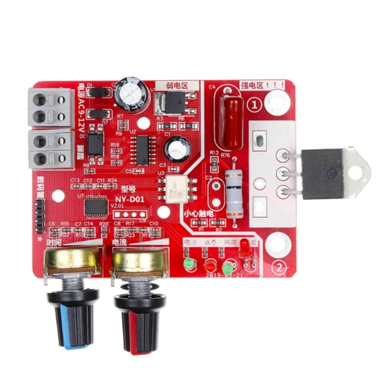 2X NY-D01 Spot Welder Control Board 40A 100A Digital Spot Welding Machine Time&Current Control Display Spot Welder(40A)
2X NY-D01 Spot Welder Control Board 40A 100A Digital Spot Welding Machine Time&Current Control Display Spot Welder(40A)