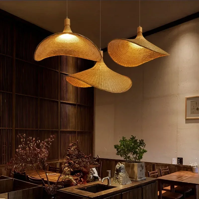 Hand Make Bamboo Wicker Led Pendant LIight Ceiling Vintage Hanging Lamp Rattan for Dining Room Indoor Lighting Chandelier
Hand Make Bamboo Wicker Led Pendant LIight Ceiling Vintage Hanging Lamp Rattan for Dining Room Indoor Lighting Chandelier