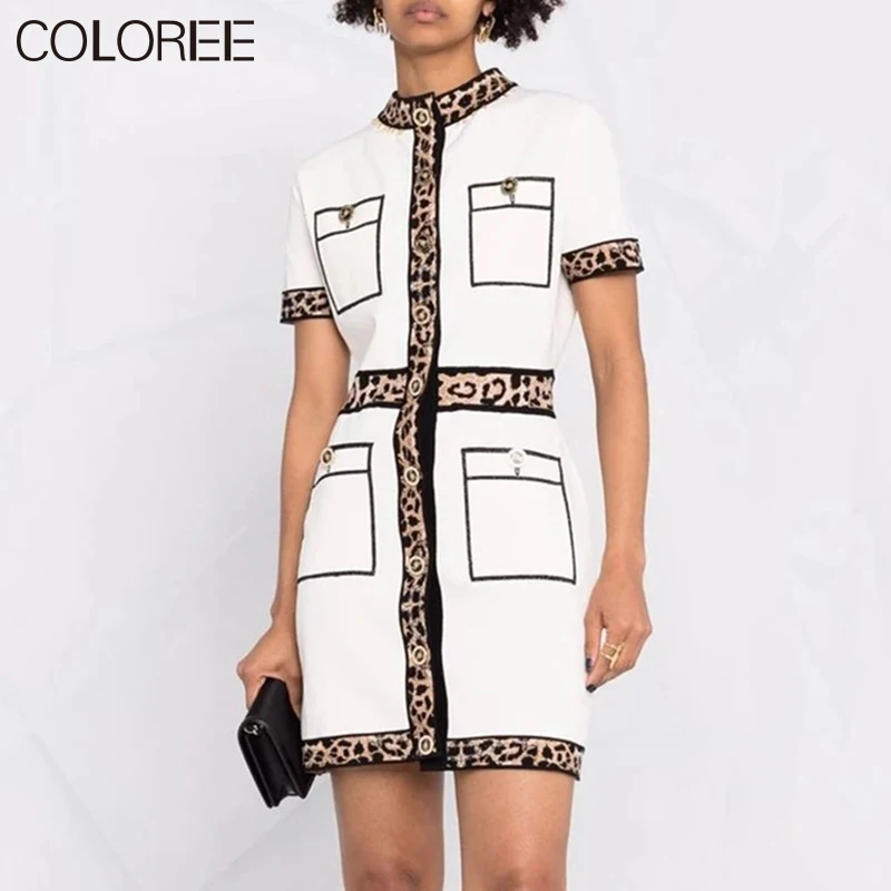Korean Fashion Knitted Sweater Dresses for Women 2023 Vintage Short Sleeve A-line Knee-length Dress Female Summer Clothes
Korean Fashion Knitted Sweater Dresses for Women 2023 Vintage Short Sleeve A-line Knee-length Dress Female Summer Clothes