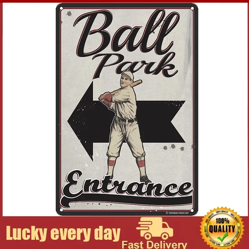 Ballpark Entrance Tin Sign Baseball Theme Home Bar Decor room decoration home decor vintage decor
Ballpark Entrance Tin Sign Baseball Theme Home Bar Decor room decoration home decor vintage decor