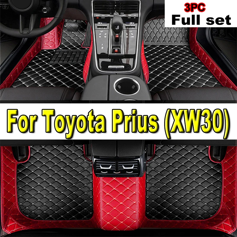 

Car Mats For Toyota Prius XW30 2010~2015 Auto Durable Carpet Rugs Leather Mat Anti Dirt Floor Pad Full Set Car Accessories 2011