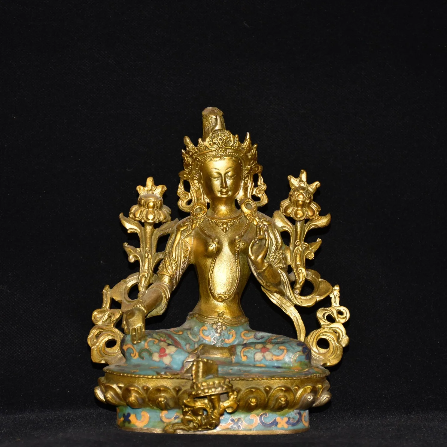 

Classic Pure Copper Painted Buddha Statues With Exquisite Craftsmanship and Beautiful Appearance are Worth Collecting