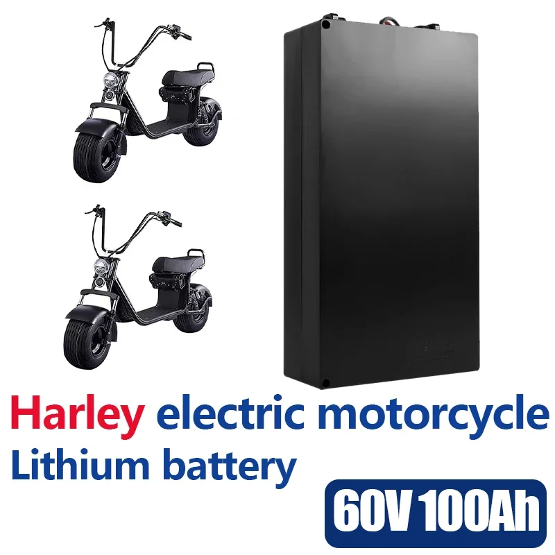 Harley Electric Car Lithium Battery Waterproof 18650 Battery 60V 80Ah for Two Wheel Foldable Citycoco Electric Scooter Bicycle
Harley Electric Car Lithium Battery Waterproof 18650 Battery 60V 80Ah for Two Wheel Foldable Citycoco Electric Scooter Bicycle