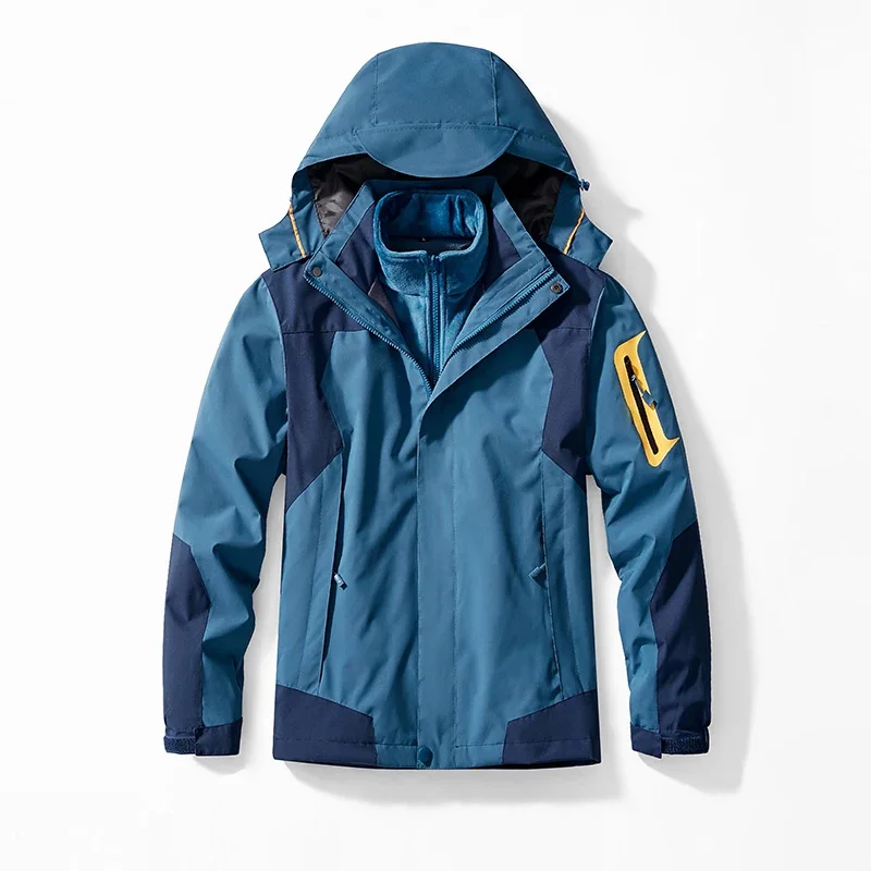 Мужской комплект из двух предметов, ветрозащитная водонепроницаемая куртка для походов и отдыха на природе, 3 в 1, 2023
Мужской комплект из двух предметов, ветрозащитная водонепроницаемая куртка для походов и отдыха на природе, 3 в 1, 2023