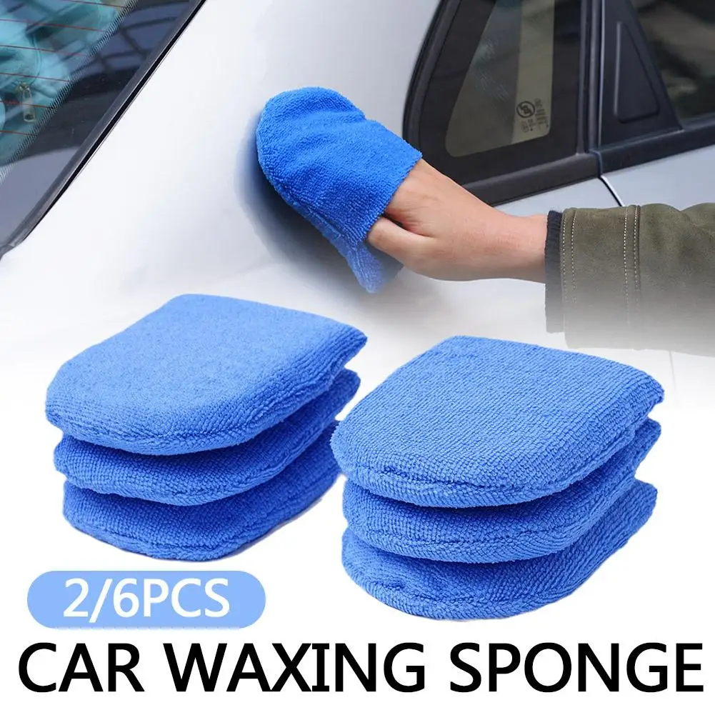 2/6pcs Soft Microfiber Car Wax Applicator Mitts Polishing Pad Foam Sponge Cleaning Applicator Pad For Car Care Polishing To S7G9
2/6pcs Soft Microfiber Car Wax Applicator Mitts Polishing Pad Foam Sponge Cleaning Applicator Pad For Car Care Polishing To S7G9
