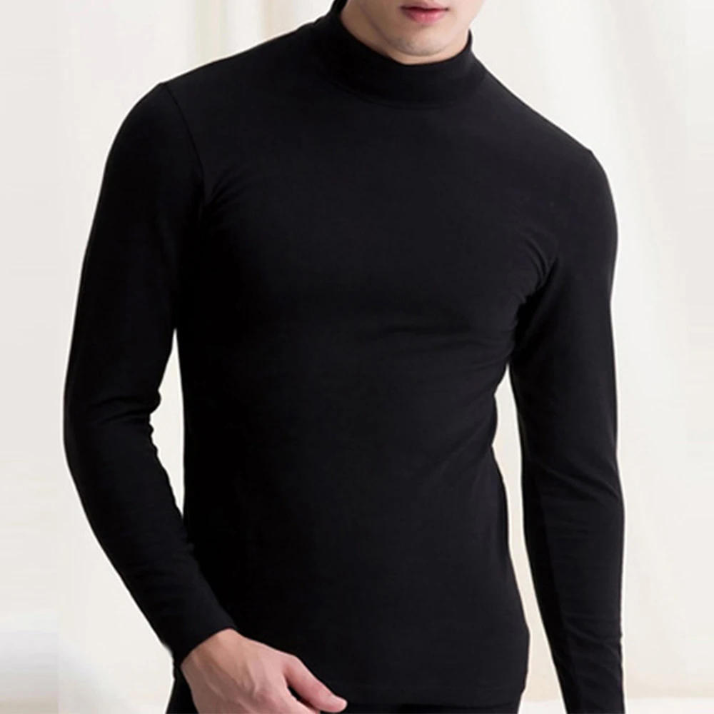 Men Turtleneck Pullover Solid Slim Fit Thermal Underwear Tops Autumn Winter Warm Long Johns Male Long Sleeve Base Layer Shirt A5
Men Turtleneck Pullover Solid Slim Fit Thermal Underwear Tops Autumn Winter Warm Long Johns Male Long Sleeve Base Layer Shirt A5